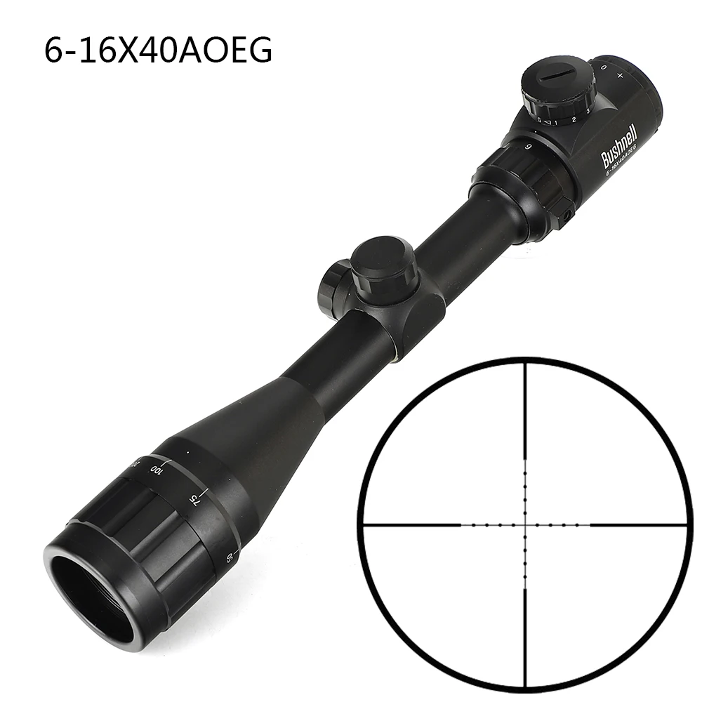 

ohhunt 6-16X40 AOEG Hunting Optics Riflescopes Mil Dot Illuminated Reticle Crossbow Airguns Shooting Tactical Rifle Scope