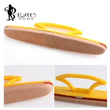 1Pcs Professional Nail Buffer Nail Buffing Brush Wax Polishing Brush for Nail Tips Varnish Tools Goden Sheepskin Brush