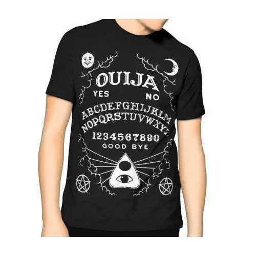 Новинка! Ouija настольная футболка Черная Kill occent Spirit Pentagram Star Gothic Seance Удобная