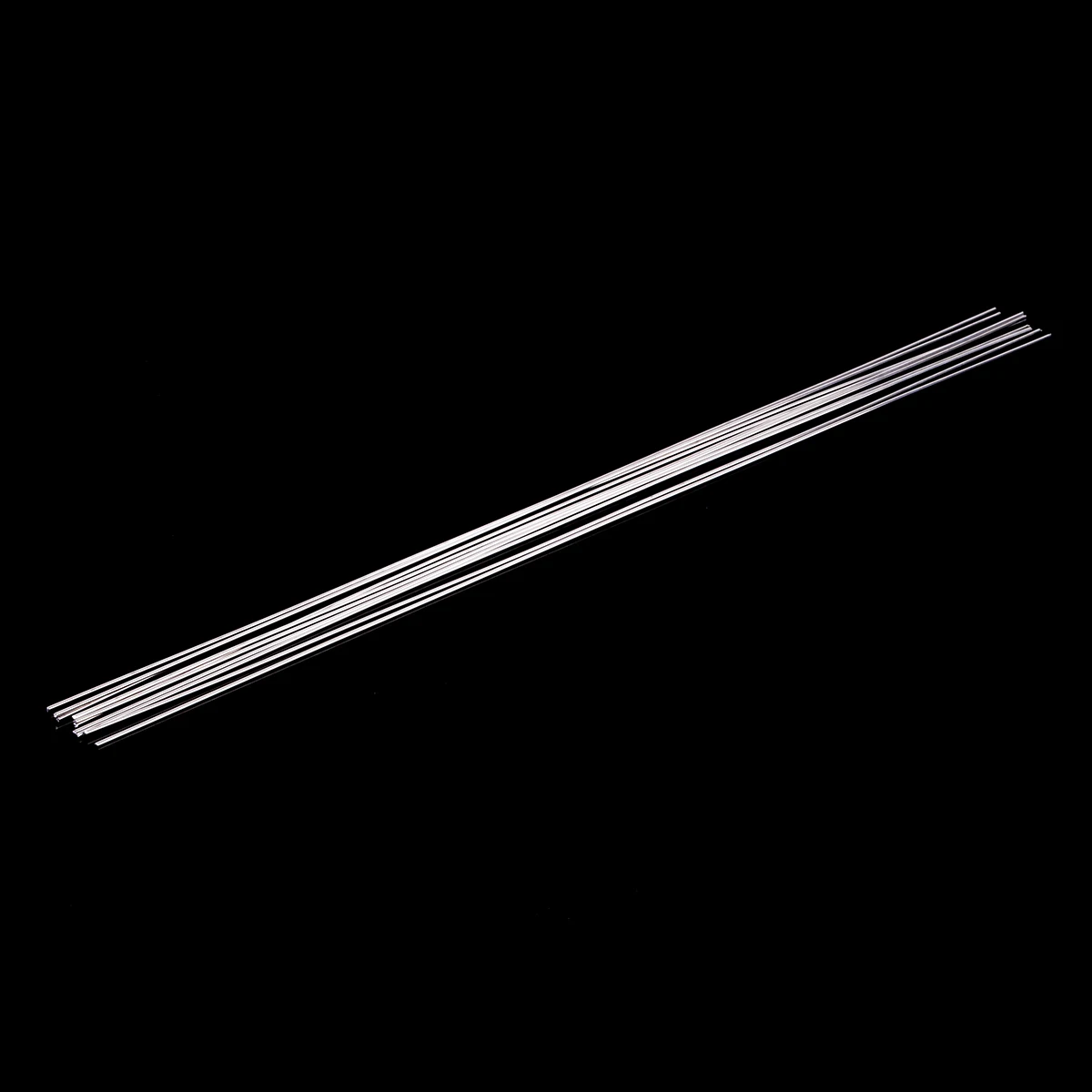 10pcs Metal Aluminum Welding Rod Low Temperature Magnesium Soldering Brazing Stick Rods 1.6mmx45cm Silver