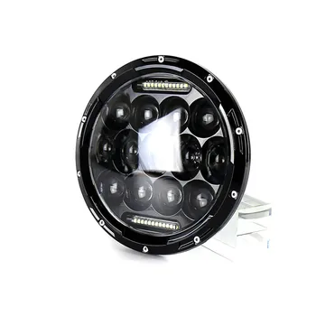 

YOTONLIGHT 75W 7inch Round Led Light Headlight Hi-Low Beam Angle Eyes DRL Headlamp For Jeep Wrangler Off Road 4x4 Motorcycle