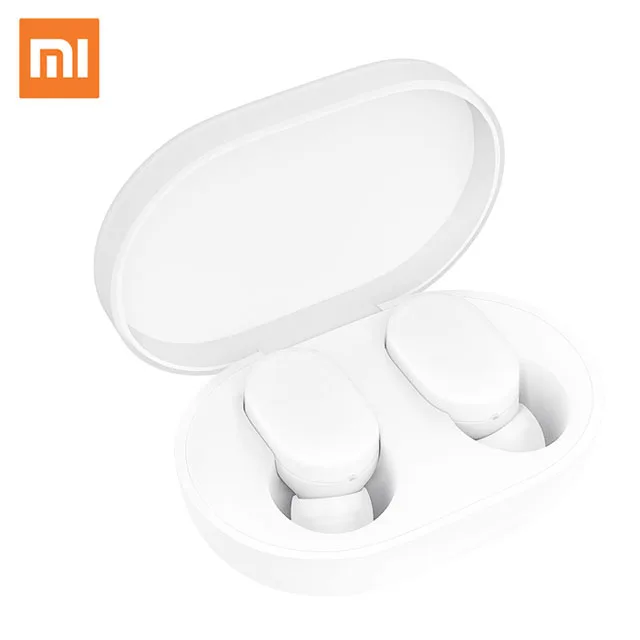 Умный Xiaomi Mi Bluetooth беспроводные наушники TWS наушники AirDots Молодежная версия стерео BT 5,0 в ухо наушники