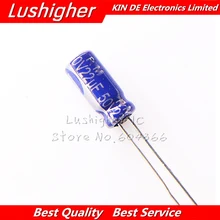 20 шт. 50V22UF 5*11 мм 22 мкФ с алюминиевой крышкой, 50В 5x11 мм Алюминий электролитический конденсатор с алюминиевой крышкой, DIP