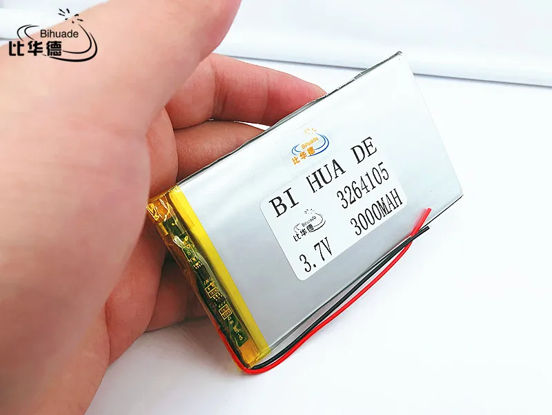 Li-po Размеры 3264105 3,7 V 3000 mah литий-полимерный Батарея с защитой доска для 7-дюймовый планшетный ПК