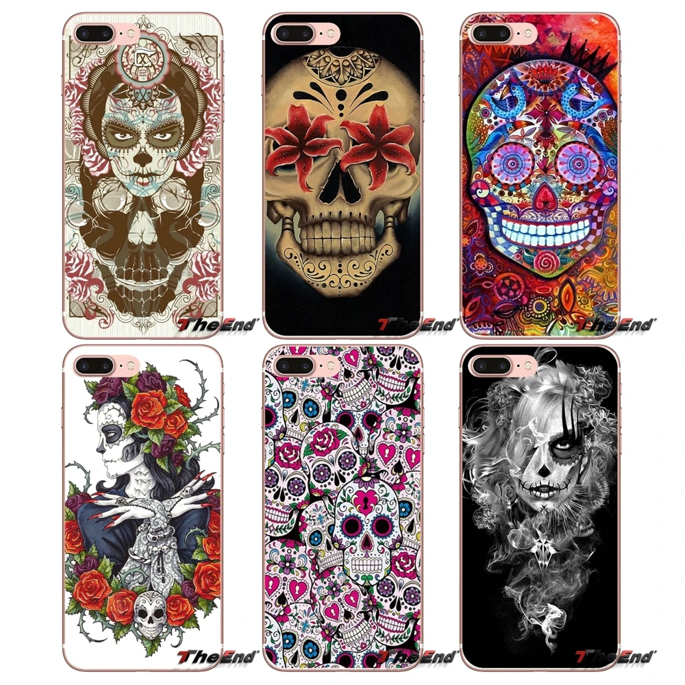

For Xiaomi Mi6 Mi 6 A1 Max Mix 2 5X 6X Redmi Note 5 5A 4X 4A A4 4 3 Plus Pro Mexican Sugar Skull Soft Transparent Cases Covers