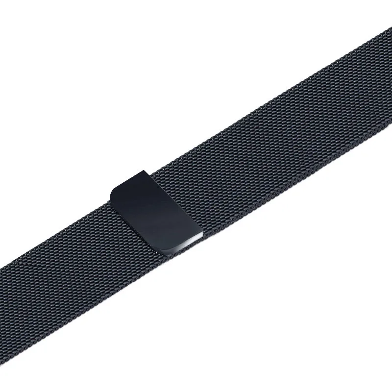 Ремешок BUMVOR Milanese loop Series 5 из розового золота для Apple Watch, ремешок для iwatch, магнитные регулируемые пряжки для ремня из нержавеющей стали - Цвет ремешка: Gray