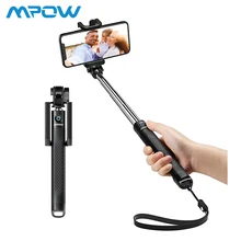 Mpow силиконовая палка для селфи Выдвижная компактная монопод для фотоаппарата Bluetooth селфи палка для iPhone huawei Xiaomi смартфон