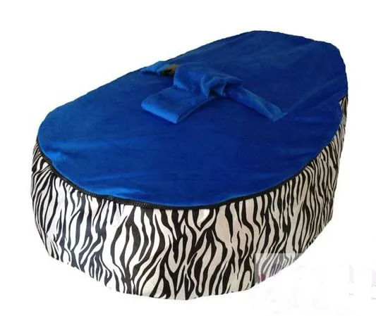 Детский чехол для кресла с принтом зебры - Цвет: Dark Blue