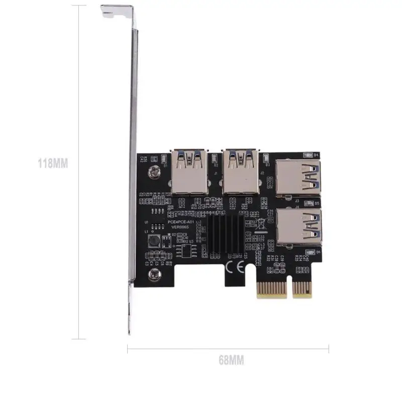 Nuevo complemento de tarjeta PCIe 1 a 4 PCI express 16X ranuras Tarjeta de aumento PCI-E 1X a 4 PCI-e externo adaptador de ranura PCIe Puerto multialicate tarjeta Nuevo complemento de tarjeta PCIe 1 a 4 PCI express 16X ranuras Tarjeta de aumento PCI-E 1X a 4 PCI-e externo adaptador de ranura PCIe Puerto multialicate tarjeta