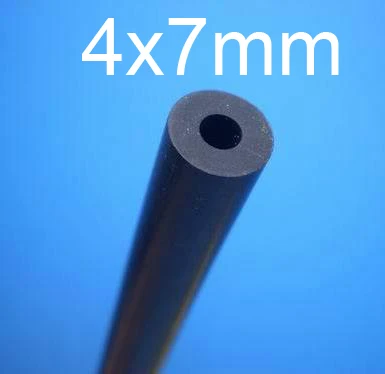 

4mm ID 7mm OD 4x7mm fluororubber tube,VITON rubber tube,Fluorine rubber hose Oil resistant solvent corrosion resistance pipe