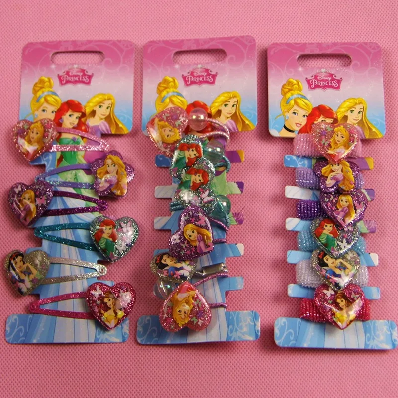 

3Pairs Cute Kit Slides Barrette princess Style BB Toddler Baby Headband Hair Clips for Girl