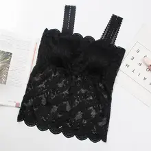 Женский бюстгальтер сексуальный кружевной Cami Bralette крючком цветочный Cami Мягкий Топ обрезанный Топ