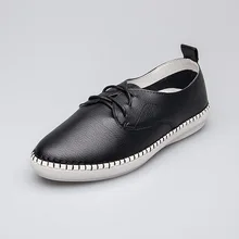 Высококачественные кожаные женские эспадрильи на плоской подошве; маленькие белые кожаные туфли на толстой подошве; женские мокасины для вождения; дышащие лоферы