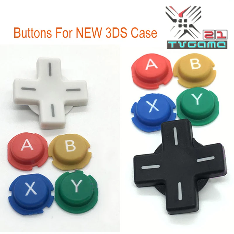 ABXY Buttons Set For NEW 3DS Shell ,Color Black and White Available!in