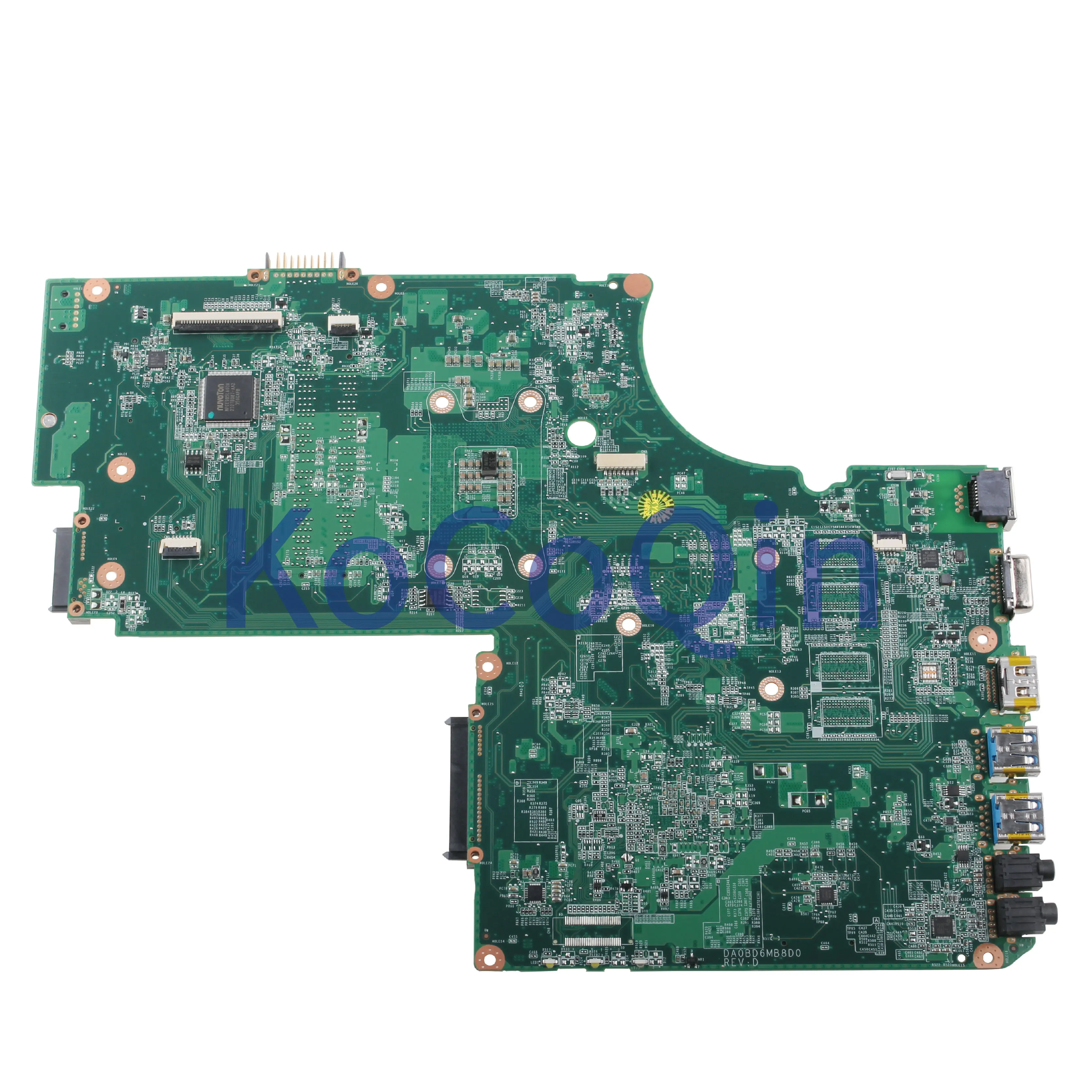 Kocoqin материнская плата для ноутбука TOSHIBA S70 S75 L75 L75-A C75-A S75T материнская плата A000245440 DA0BD6MB8D0 SR17E