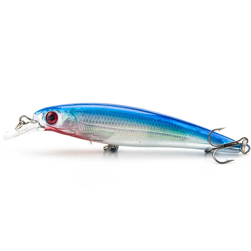  1PCS Laser Minnow Fishing Lure 11CM 13G Pesca Hooks Fish Wobbler Tackle Crankbait Artificial Japan Hard Bait Swimbait 7 Colors 