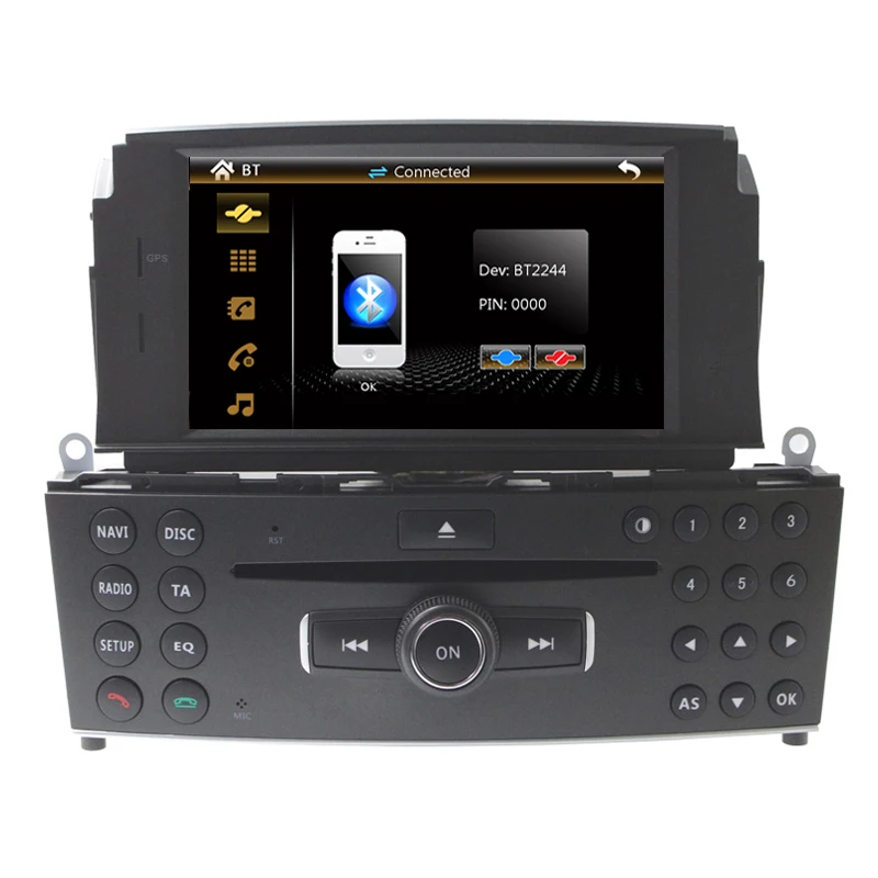 1 Din Android 9,0 автомобильный dvd-плеер для Mercedes Benz C200 C180 W204 2007-2010 wifi автомобильный мультимедийный плеер gps Navi Автомагнитола