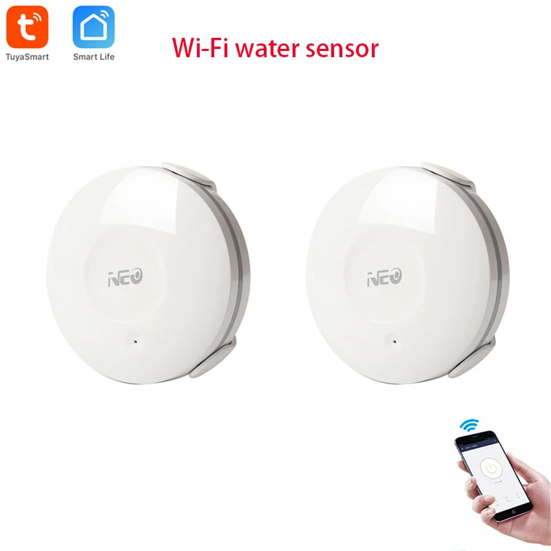 

WiFi Smart Water Sensor , Water Flood Detector Alarm and App Notification Alerts, No extra Hub needed, free APP in android & IOS