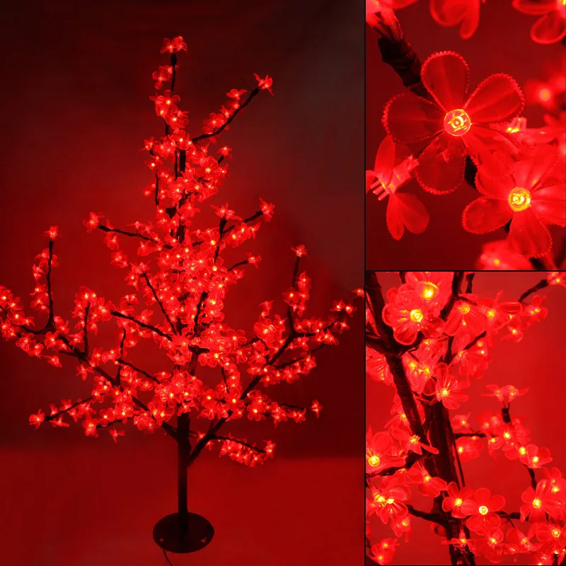1.5M Waterproof LED cherry blossom Crystal tree Night lights branches