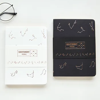 

"Constellation" Hard Cover Beautiful Blank Sketchbook Journal Freenote Diary Study Notebook Stationery Gift