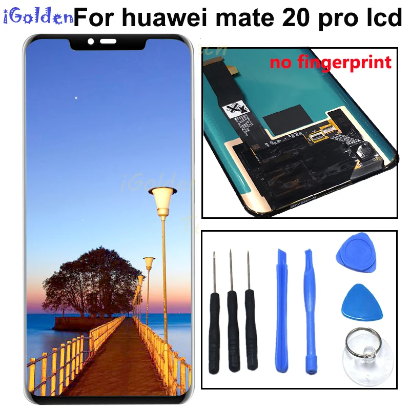 

6.39 inch Original LCD For Huawei mate 20 Pro LCD Display Touch Screen Digitizer Assembly Replacement no fingerprint