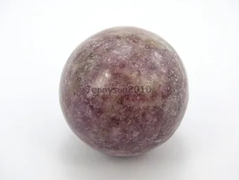

Natural Collectible Lepidolite Gems Stone Round Ball Decor Statue Sphere Handball Health Massager 30mm 5Pcs/Pack