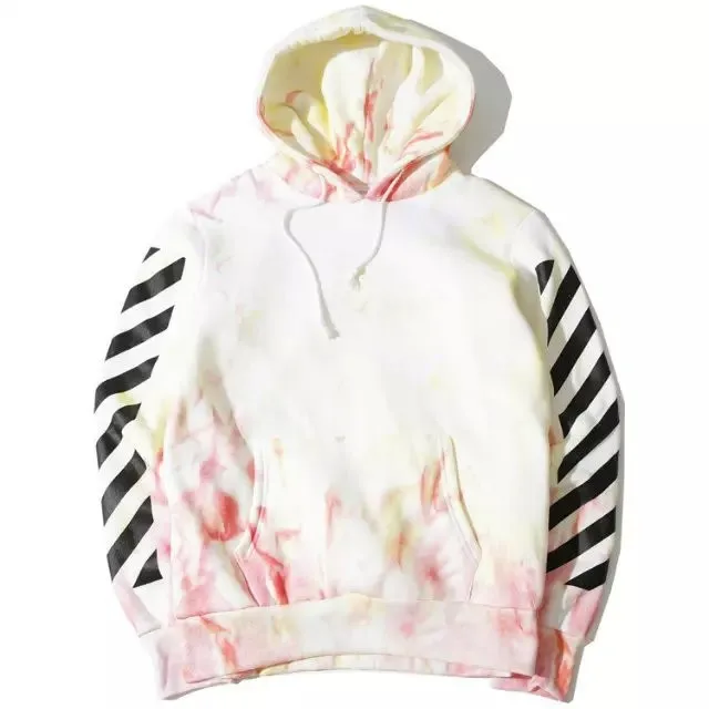 pink off white hoodie mens