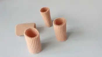 

4 Pcs/lot Fabric Gel Toe Tube Bandage Finger & Toe Protectors Foot Feet Pain Relief Thumb Bunion Guard