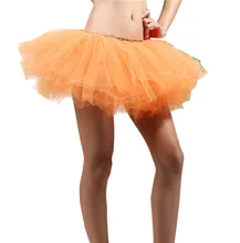 Adult Women Classic 5 Layered Rainbow Tulle Boutique Ballerina Fluffy Tutu Skirt