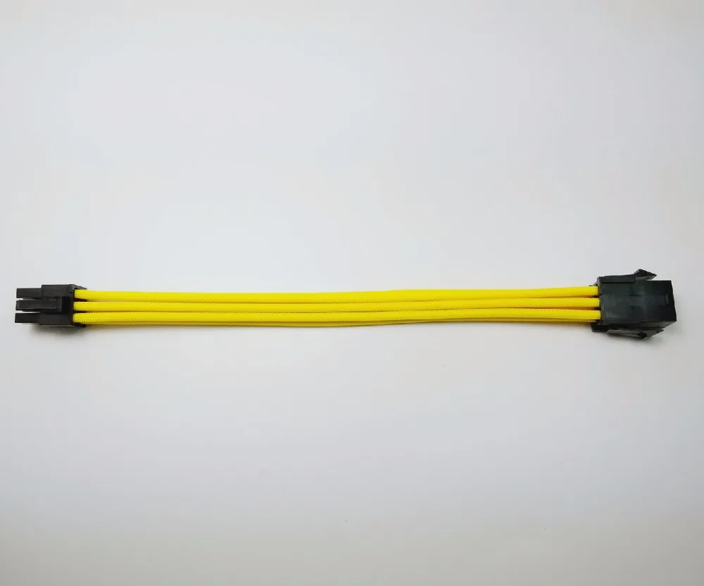 PCI-E_6Pin_yellow_sleeve_Extension_cable_4