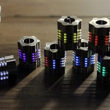 Титановый сплав нож бусины Паракорд подходит для шести тритиевых газовых трубок нож шнур веревка открытый парашют гаджет EDC мульти инструменты