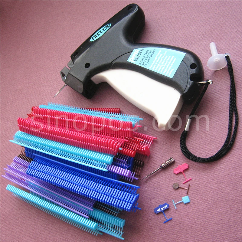 

Quilter Basting Tacker Set 2, tool + 1800 basting pin shaped tails + replacement needle, patchwork quilting sewing applique gun