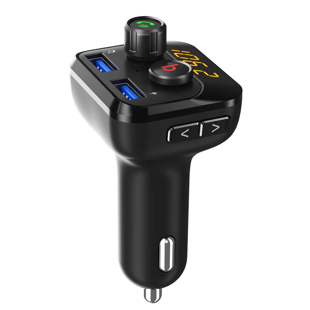 Двойной USB BT201D бас FM передатчик Универсальный TF карта Bluetooth автомобильный комплект MP3 Смарт Музыка стерео