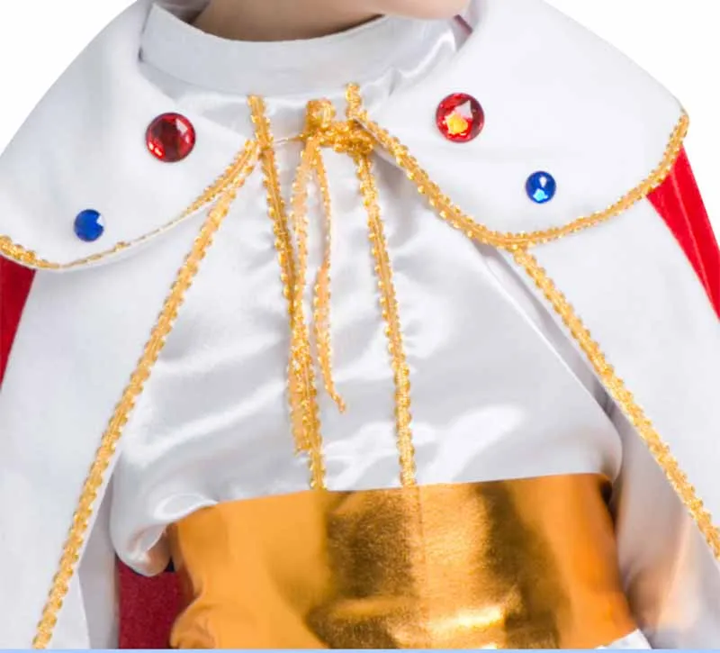 Little Prince Cosplay For Boys Prince Charming Kingdom Costume Leader King Cosplay Children`s New Year`s Costume Plus Size XL