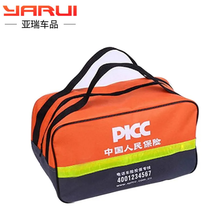 

Direct selling empty car fire extinguisher emergency kit storage bag portable car set