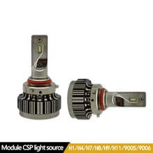 

9006 V7 Car Headlight LED Car Lamp light 2 Pcs 60W 7200LM Auto Headlamp 6000K Light Bulb car styling car accessories