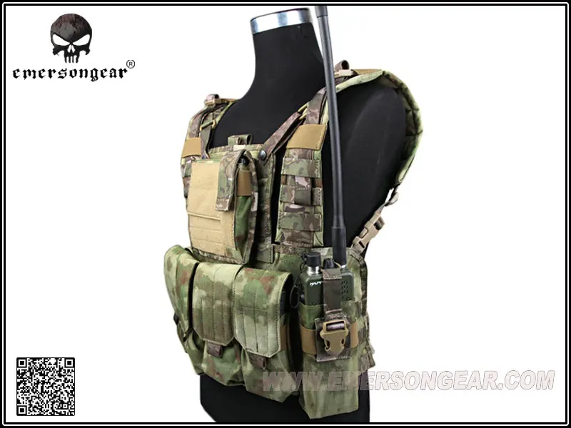 Emerson RRV тактический жилет с Pouchs Набор Камуфляж снаряжение Airsoftsports EM7443 MultiCam aor