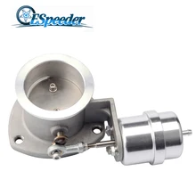 ESPEEDER 2.5” Cut Out 63mm Exhaust Control Cutout Valve With Vacuum Actuator Open Close