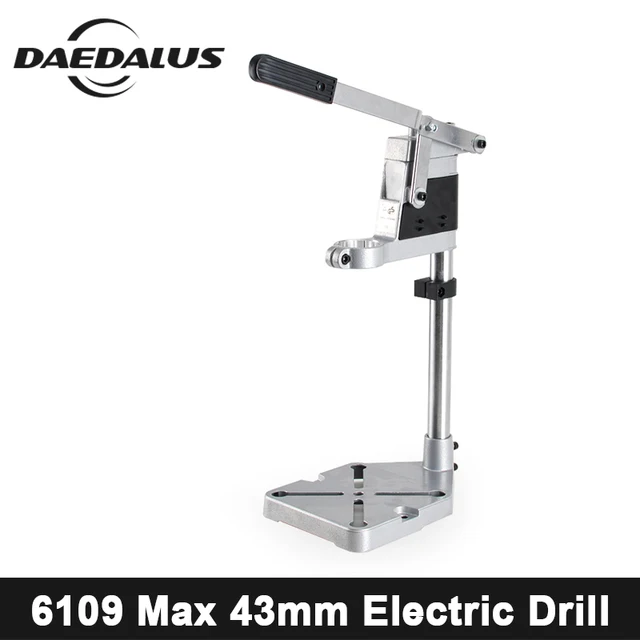 Drill Stand DIY Aluminum Base Bench Drill Holder Max 43mm Chuck