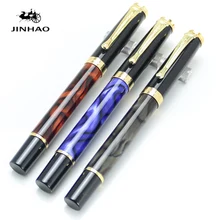 JINHAO 500 шариковая ручка 7 цветов черный/белый/серый/красный цвет золотой зажим для ручки материал Escolar Чернильное JINHAO Ручка 13,6*1,8 см