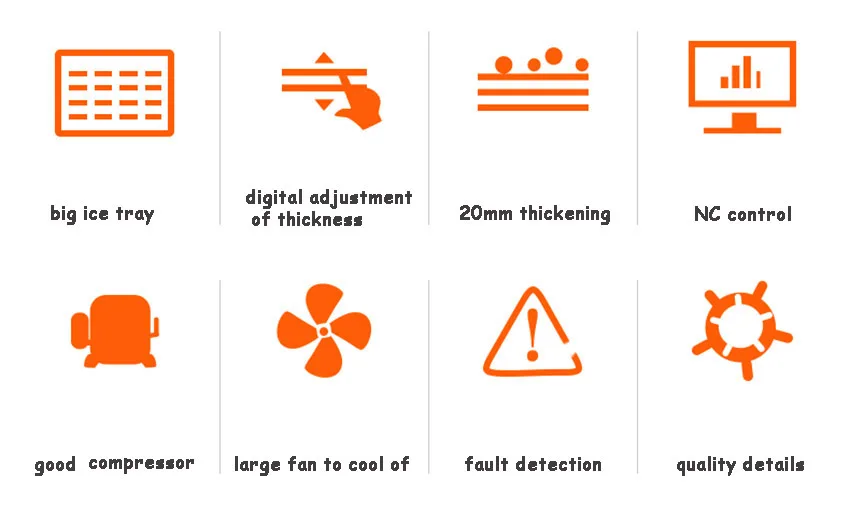 NX-60 льдогенератор для торговых предприятий небольшой мини квадратный лед машина 300 Вт большой эффективный автоматический чай магазин льда высокого производства