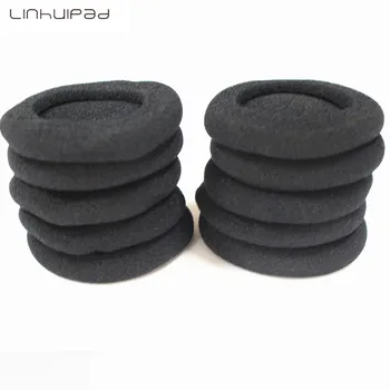

Linhuipad Free Shipping 10pcs 50mm Headset Foam Ear Cushions headphone Earpads Suit for PX100 PX200 PX80 PC131 headphones