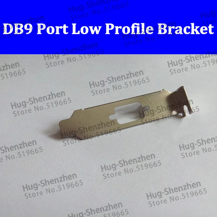 Bracket para Mini Alta Qualtiy Porta Pci-e Pci Low Profile Case 100 Pcs Db9