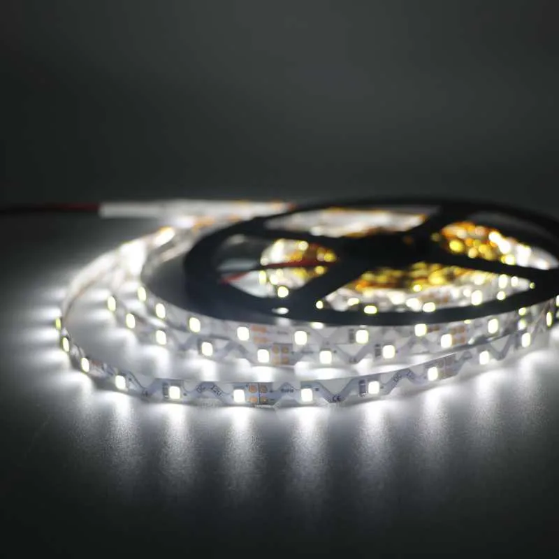 SZYOUMY DC 12 V 2835 SMD 60led/м IP20 не обладает водонепроницаемостью: S Форма) Светодиодная лента с usb-питанием теплый белый/белый светодиодные полосы 100