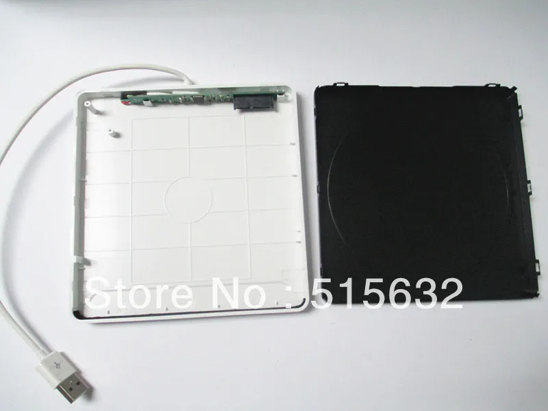 9 5 мм 2 й жесткий диск Caddy для Macbook Pro Unibody + Корпус USB Superdrive Белый Бесплатная
