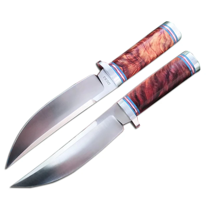 

DuoClang Beast Bull Tactical Hunting Knife DC53 Stainless Steel Military Wilderness Survival Fixed Blade Knives