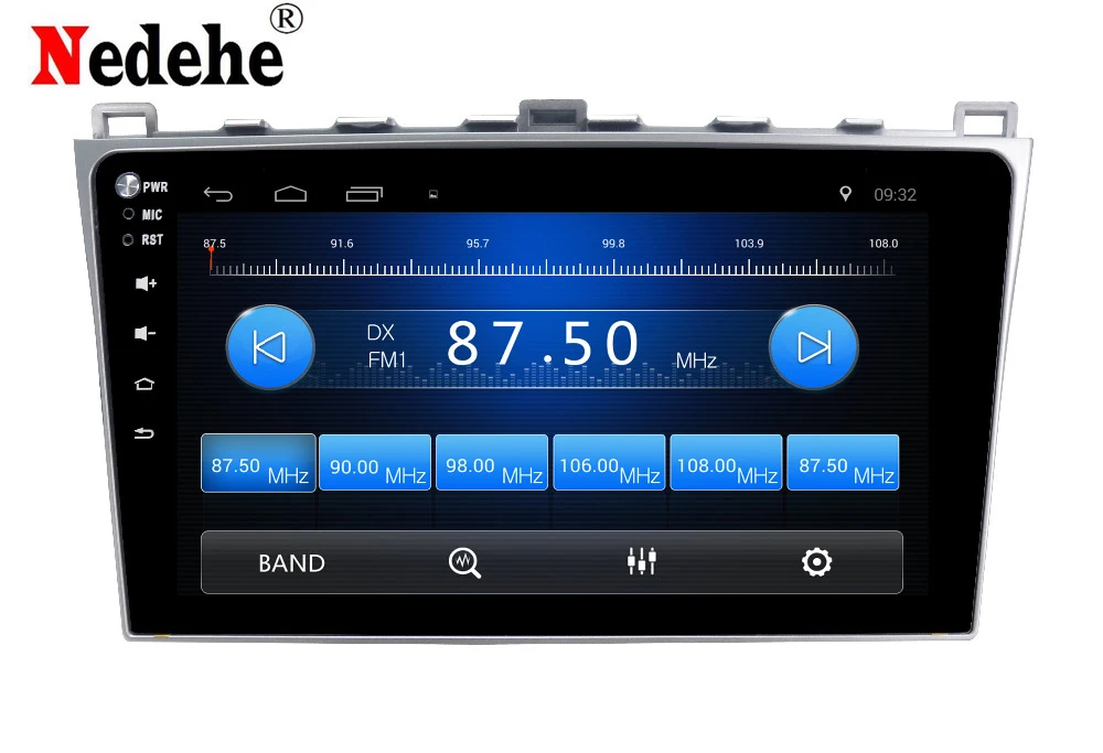 Top Nedehe Android 8.1 Quad core 10.1 inch for Mazda 6 2008 2009 2010-2015 car radio car dvd gps navigation car console audio player 3