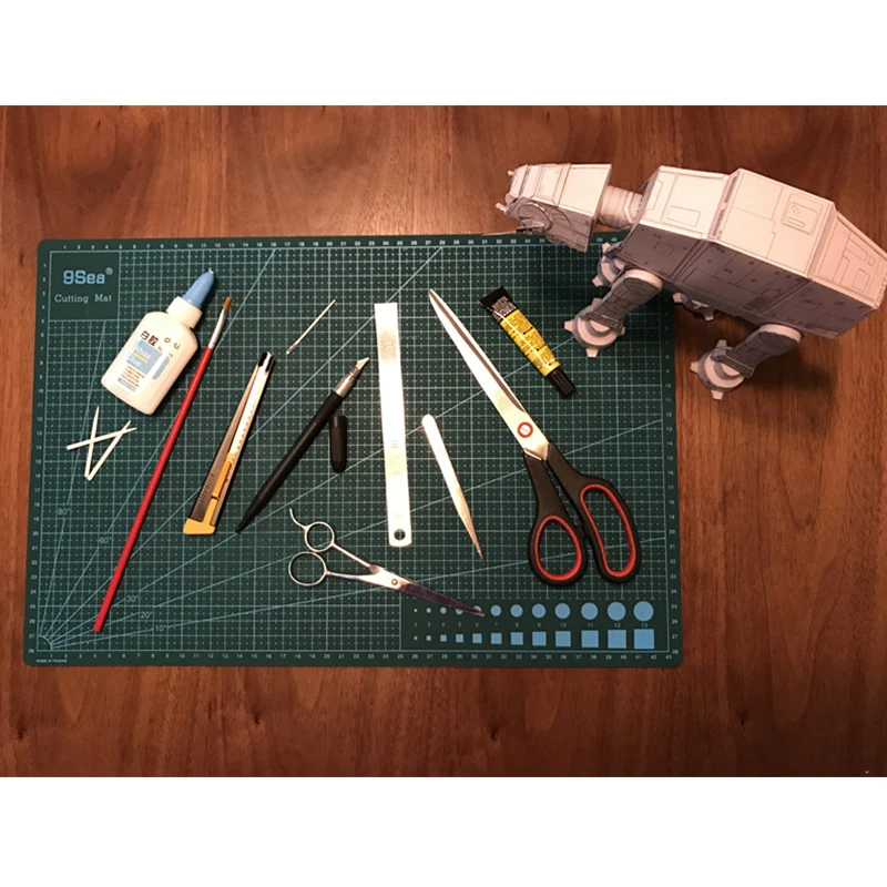 Звездные войны ATAT Fun 3d Бумага Diy набор миниатюрных моделей головоломки игрушки