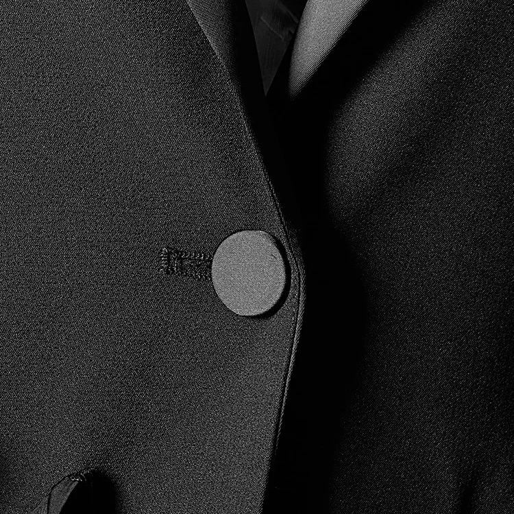 Women's personality suit jacket 2019 stitching irregular ruffles long sleeve slim suit jacket women blazers and jackets