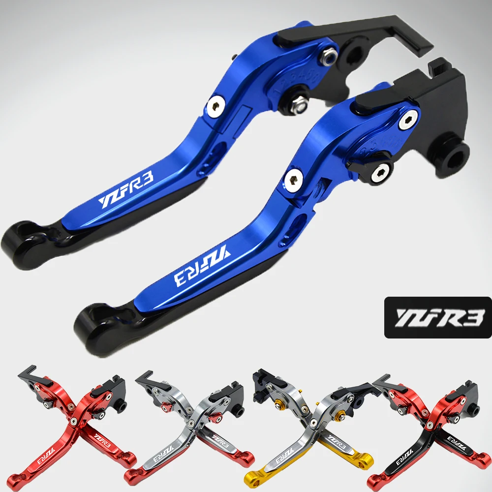 

For Yamaha YZF R3 r3 R25 r 25 2015 2016 2017 YZFR3 CNC Adjustable Brake Clutch Levers Motorcycle Accessories Motobike brake